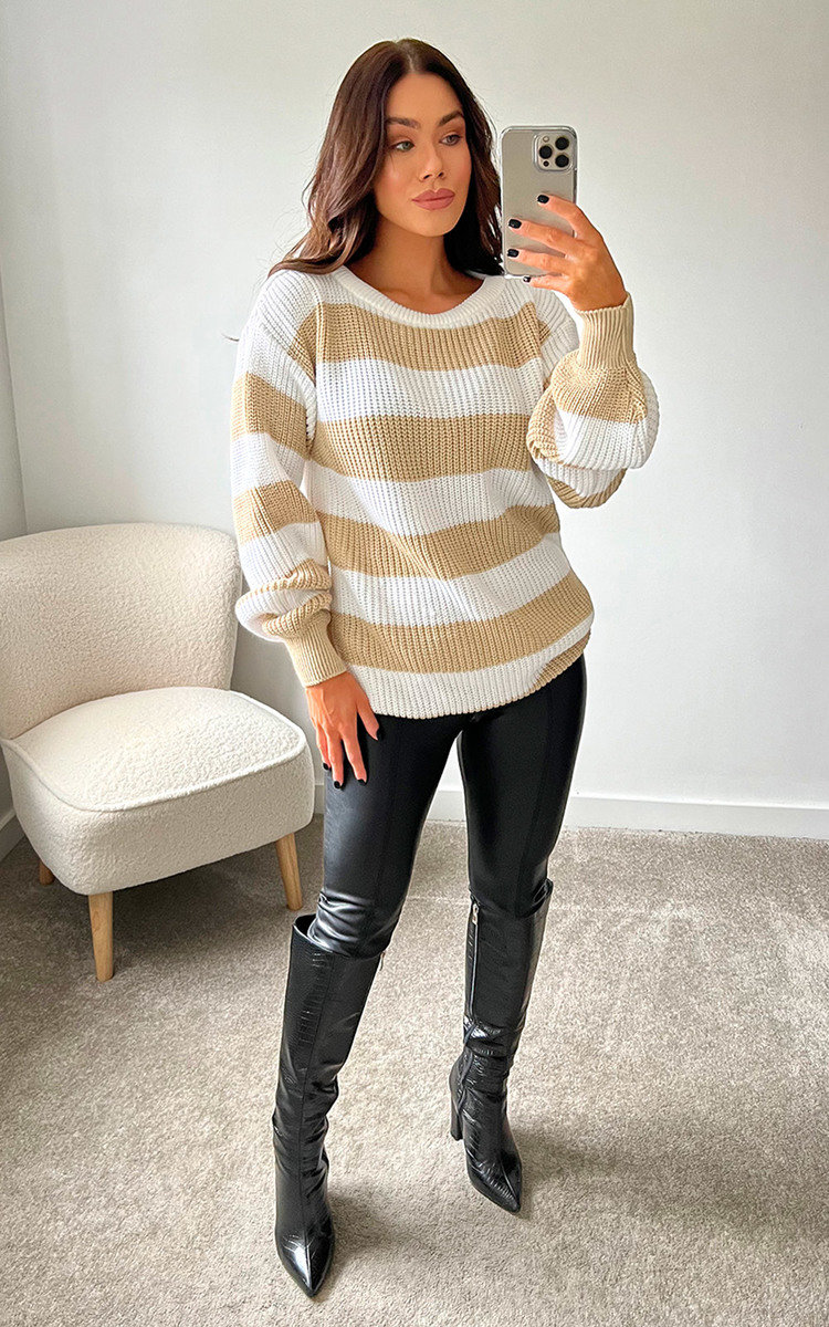 Faye Oversized Stripe Jumper Thumbnail