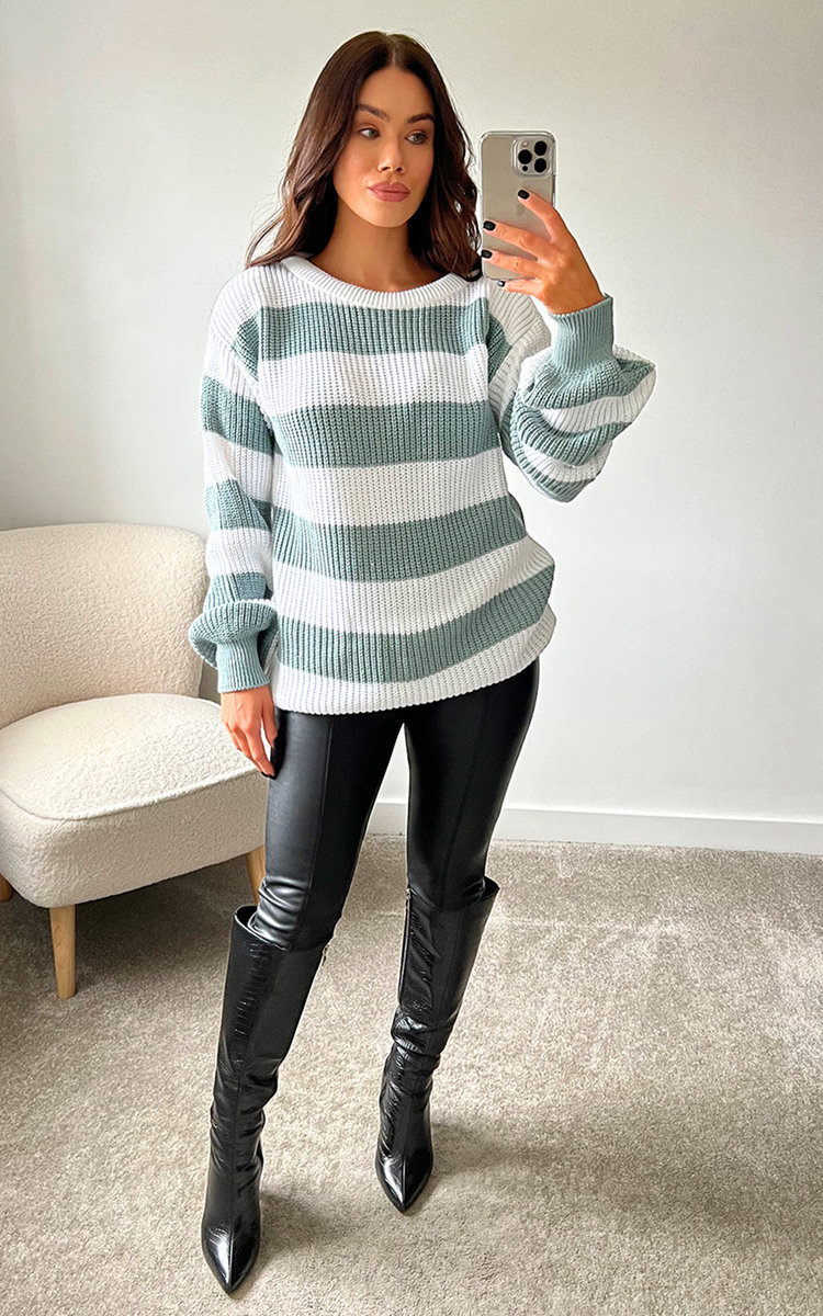 Faye Oversized Stripe Jumper Thumbnail