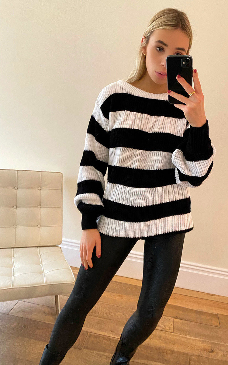 Faye Oversized Stripe Jumper Thumbnail