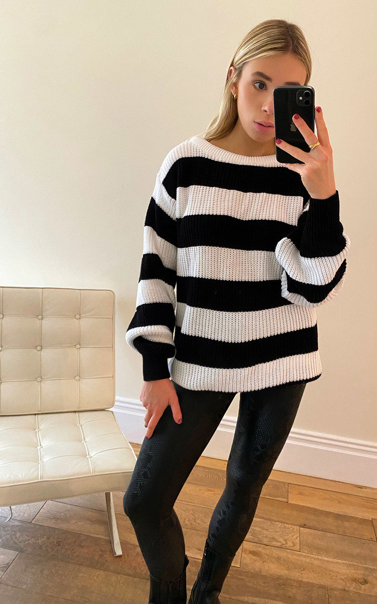 Faye Oversized Stripe Jumper Thumbnail