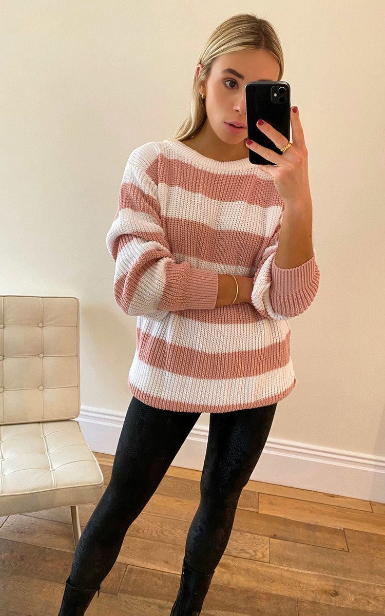 Faye Oversized Stripe Jumper Thumbnail