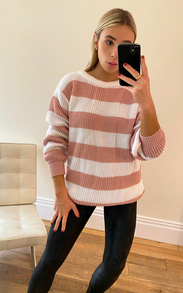 Faye Oversized Stripe Jumper Thumbnail