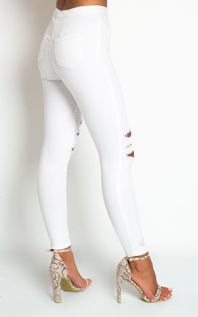 Fifi Ripped Knee Skinny Jeans