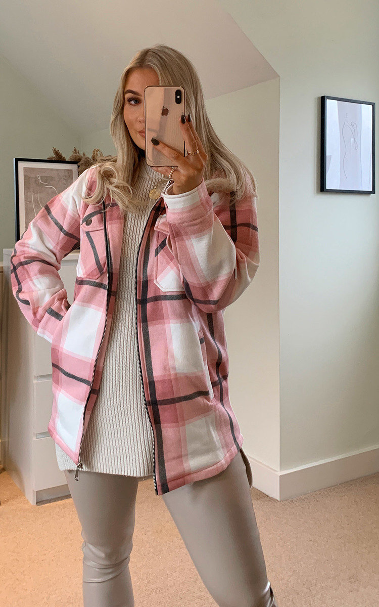 Fliss Checked Hooded Shirt Jacket Thumbnail Fliss Checked Hooded Shirt Jacket Thumbnail
