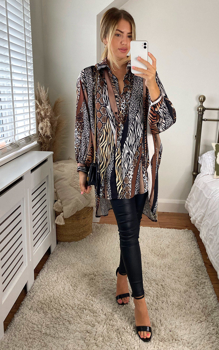 Flo Oversized Printed Shirt Flo Oversized Printed Shirt