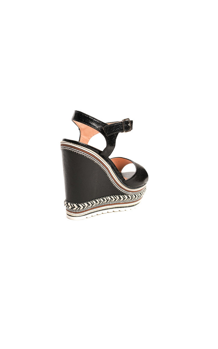 Floriana Metallic Braided Wedges Thumbnail