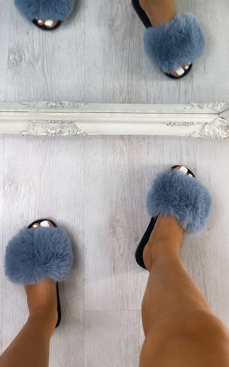 Freda Faux Fur Sliders Thumbnail