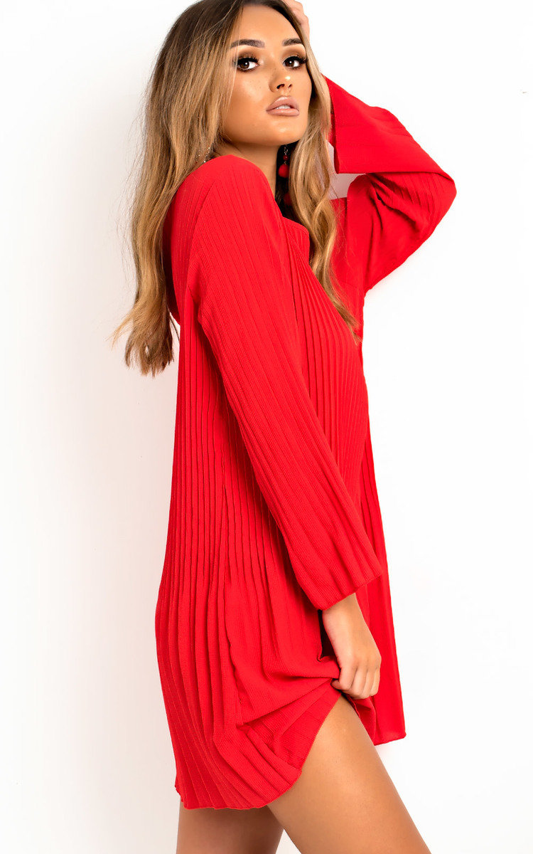 Freja Crinkle Flare Shift Dress Thumbnail Freja Crinkle Flare Shift Dress Thumbnail