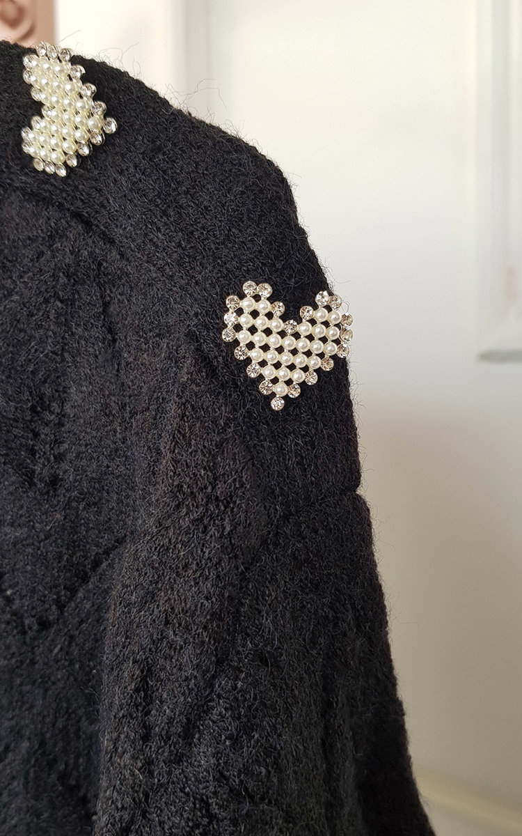 Gabbie Heart Design Knitted Jumper Thumbnail Gabbie Heart Design Knitted Jumper Thumbnail