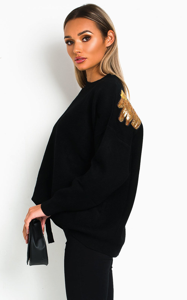 Georgie Embellished Oversized Jumper Thumbnail Georgie Embellished Oversized Jumper Thumbnail