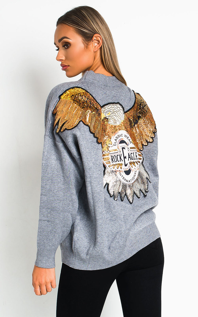 Georgie Embellished Oversized Jumper Thumbnail Georgie Embellished Oversized Jumper Thumbnail