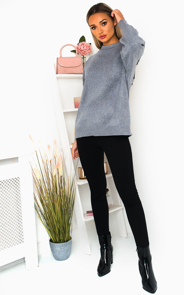 Georgie Embellished Oversized Jumper Georgie Embellished Oversized Jumper