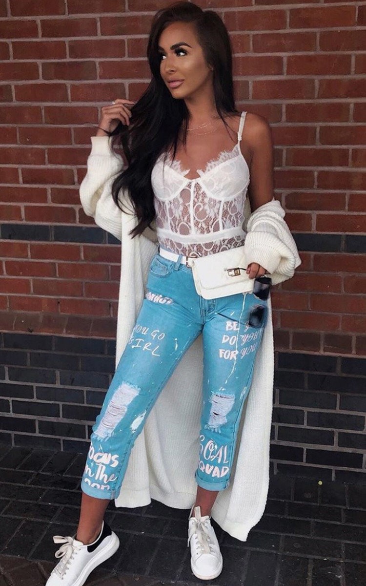 Gigi Graffiti Distressed Jeans Thumbnail Gigi Graffiti Distressed Jeans Thumbnail