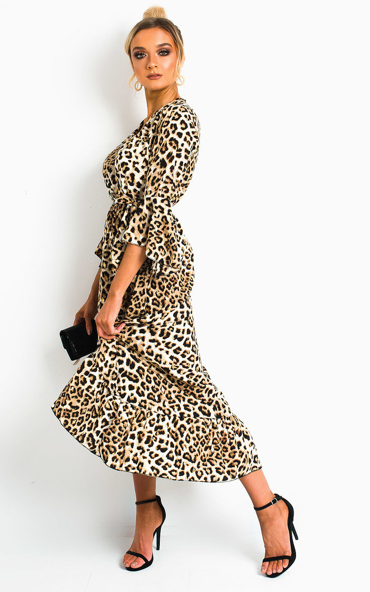 Gigi Printed Frill Maxi Dress Thumbnail Gigi Printed Frill Maxi Dress Thumbnail