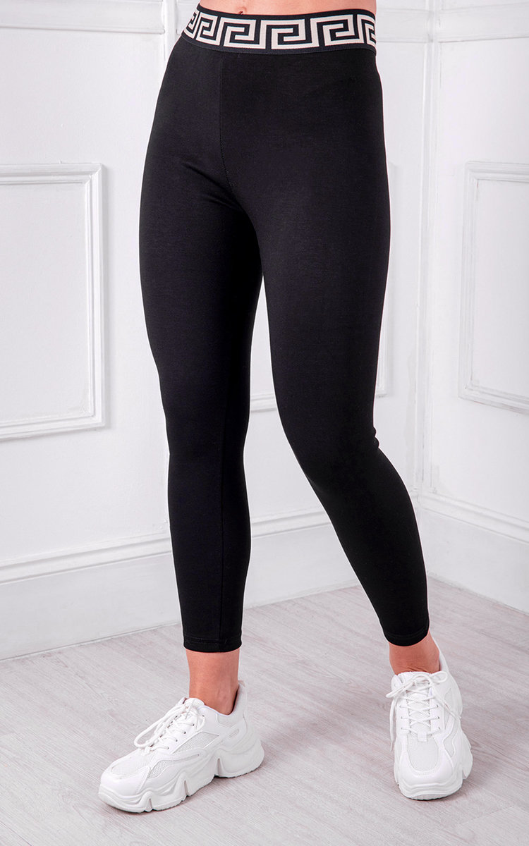 Gigi Printed Waist Band Leggings Gigi Printed Waist Band Leggings