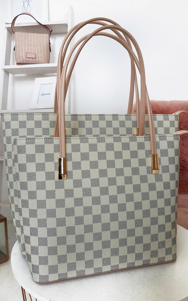 Grace Checked Two in One Handbag Grace Checked Two in One Handbag