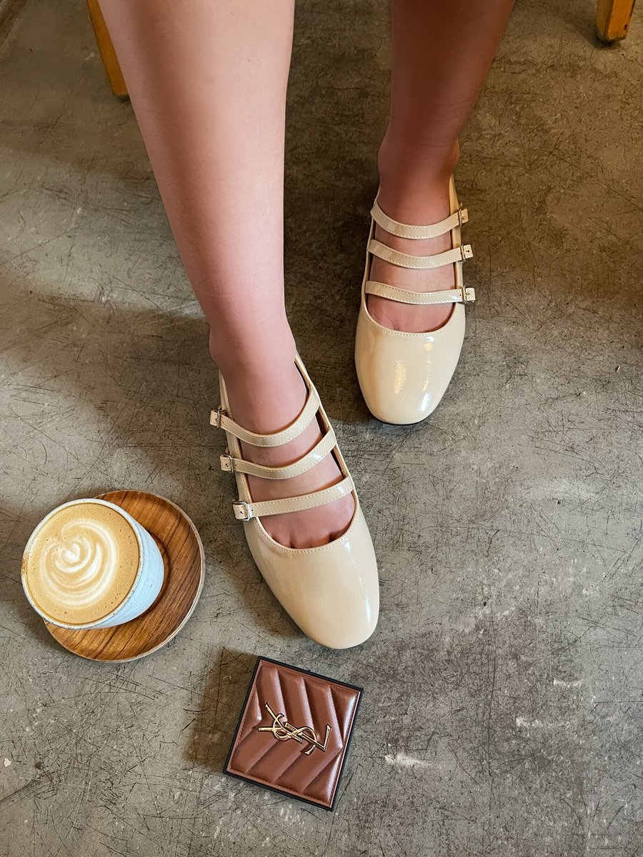 Gwen Strappy Buckle Detail Flat Shoes Thumbnail Gwen Strappy Buckle Detail Flat Shoes Thumbnail