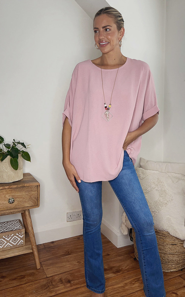 Hailey Casual Round Neck Blouse Hailey Casual Round Neck Blouse