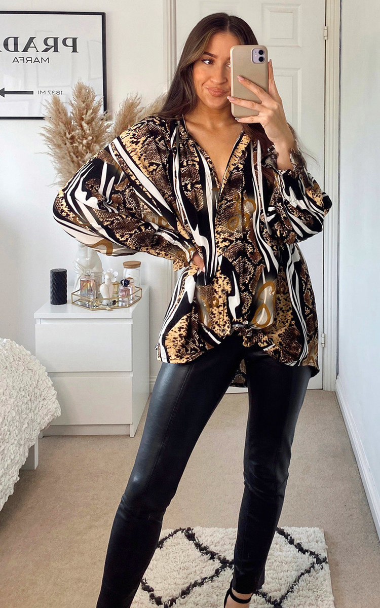 Hailey Oversized Print Blouse Hailey Oversized Print Blouse