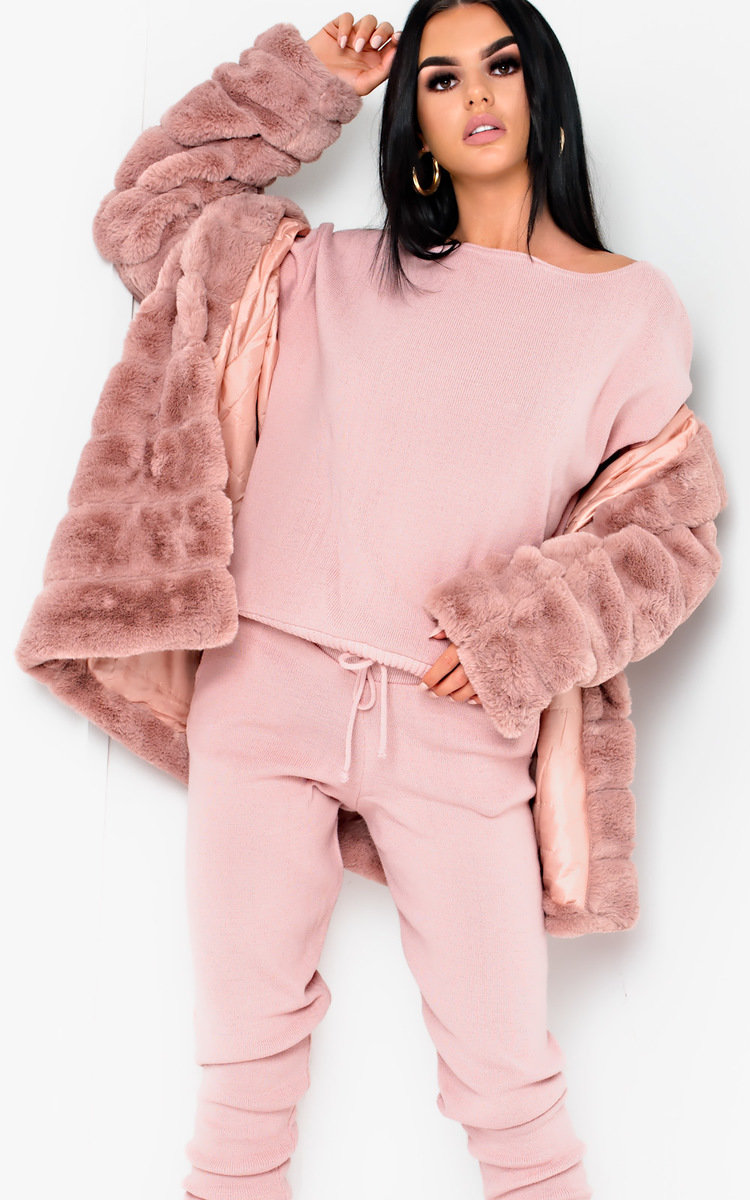 Hallie Knitted Lounge Co-ord Thumbnail Hallie Knitted Lounge Co-ord Thumbnail