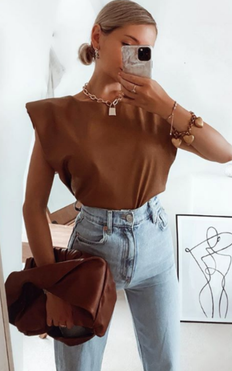 Harley Faux Leather Sleeveless Top Thumbnail Harley Faux Leather Sleeveless Top Thumbnail