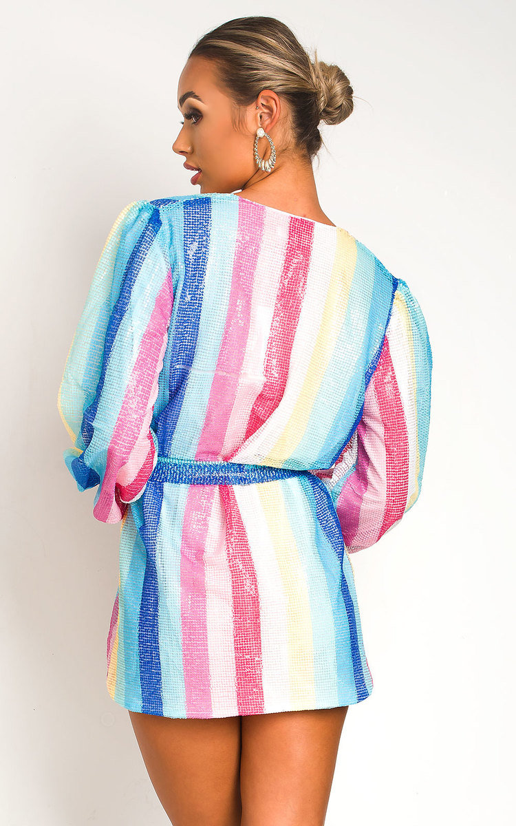 Havana Sequin Colour Block Dress Thumbnail Havana Sequin Colour Block Dress Thumbnail