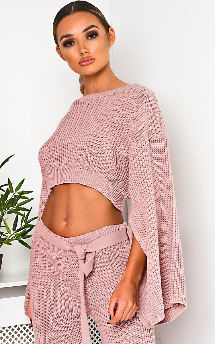 Heath Knitted Slit Sleeve Co-ord  Thumbnail