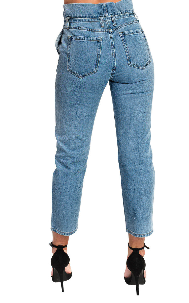 Heidi Tie Waist Mom Jeans Thumbnail