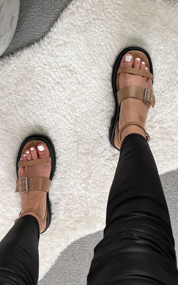 Helena Buckle Sandals  Thumbnail