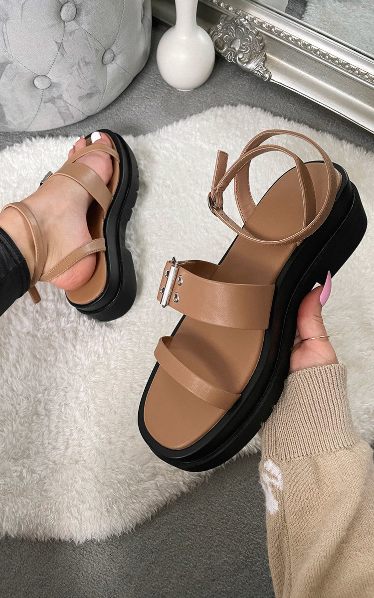 Helena Buckle Sandals  Thumbnail