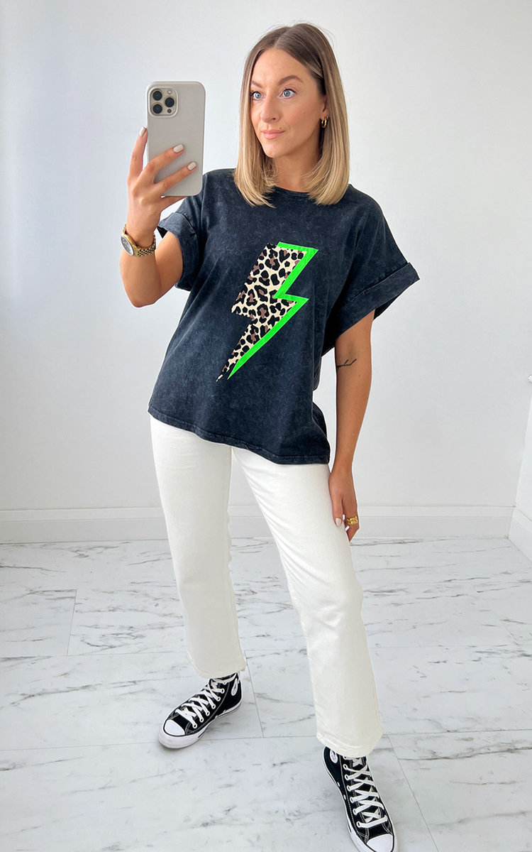Heli T-shirt with Lightning Bolt Detail Thumbnail Heli T-shirt with Lightning Bolt Detail Thumbnail