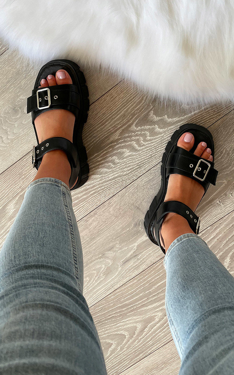 Hildi Double Buckle Sliders Thumbnail Hildi Double Buckle Sliders Thumbnail