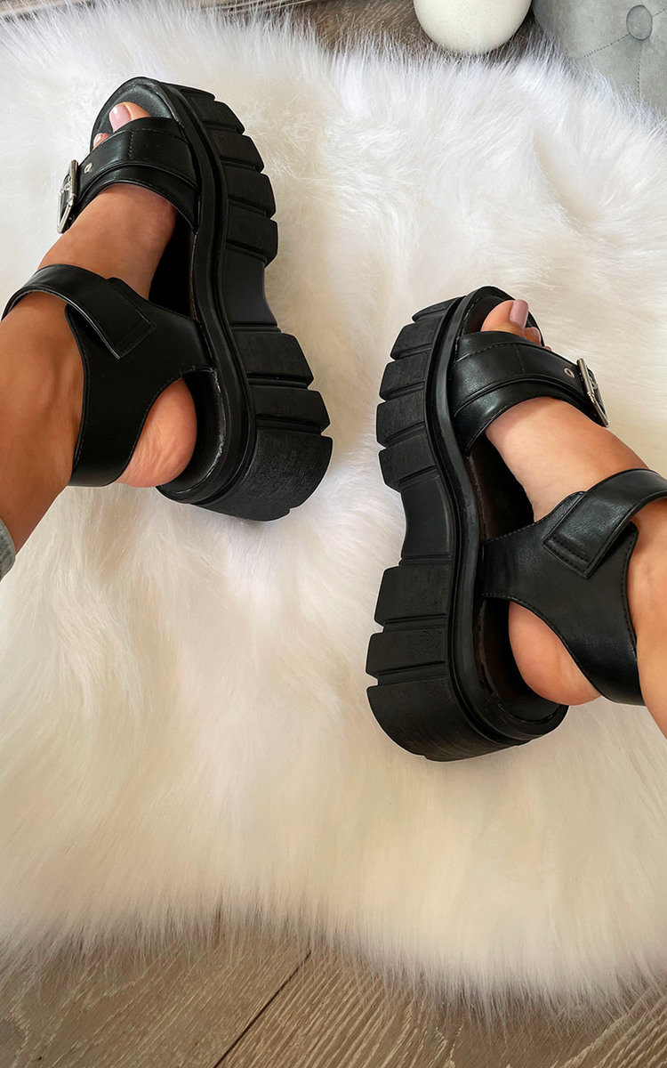 Hildi Double Buckle Sliders Hildi Double Buckle Sliders