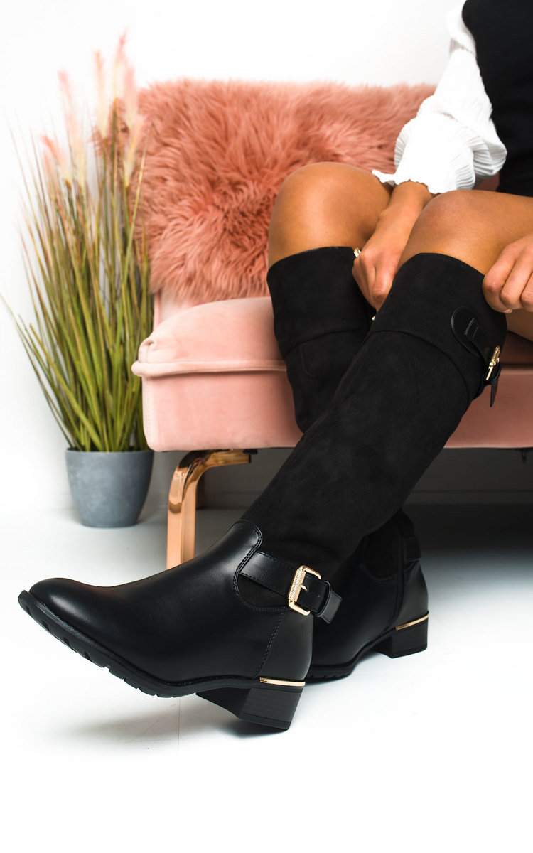Iggy Buckle Knee High Boots Thumbnail Iggy Buckle Knee High Boots Thumbnail