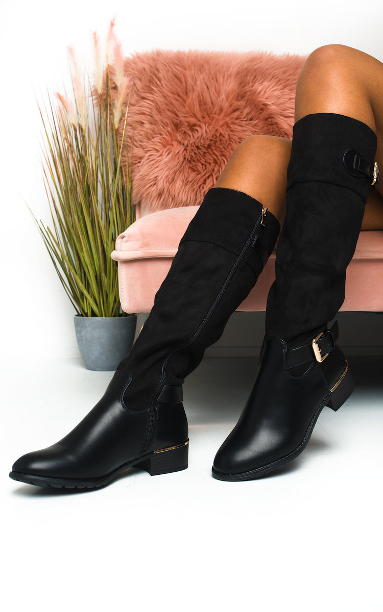 Iggy Buckle Knee High Boots Thumbnail Iggy Buckle Knee High Boots Thumbnail