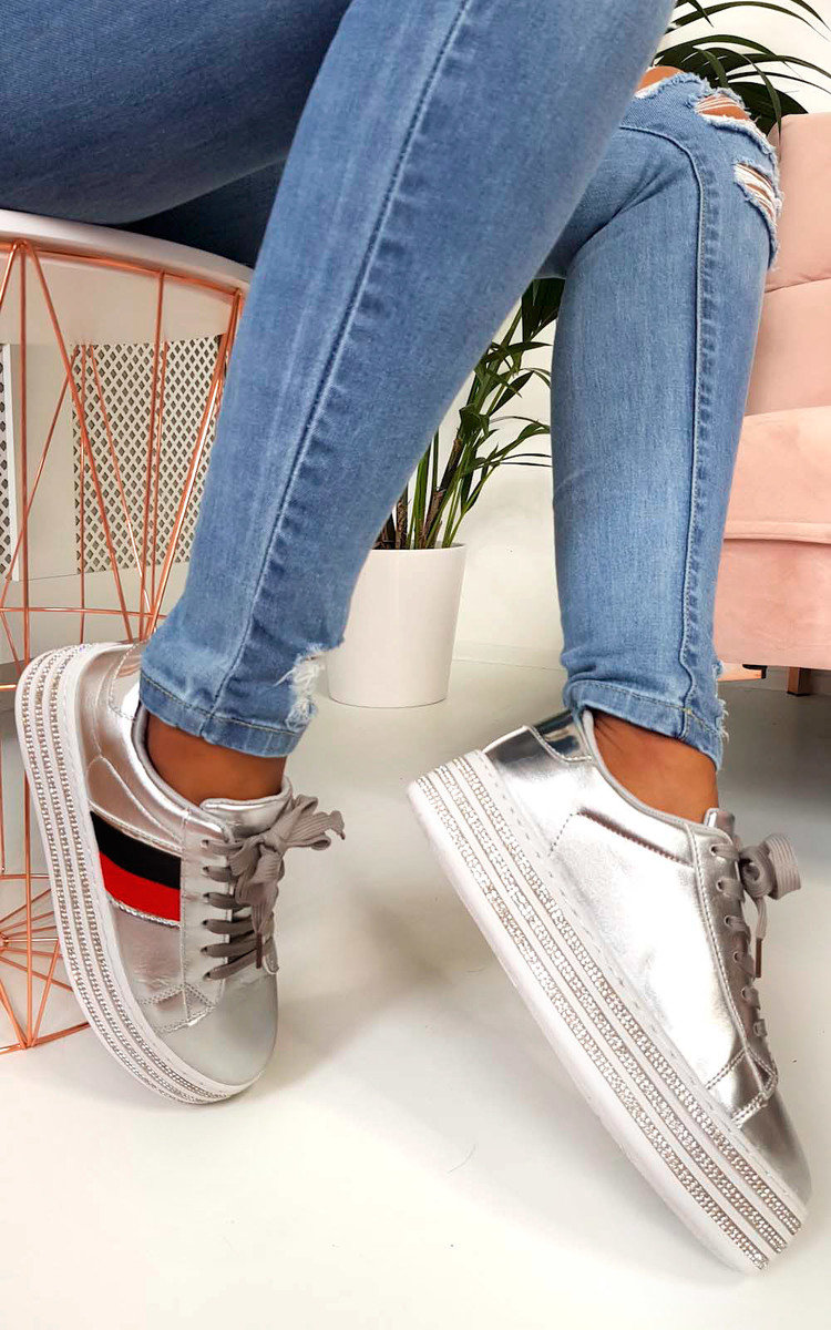 Iggy Flatform Embellished Trainers Thumbnail Iggy Flatform Embellished Trainers Thumbnail