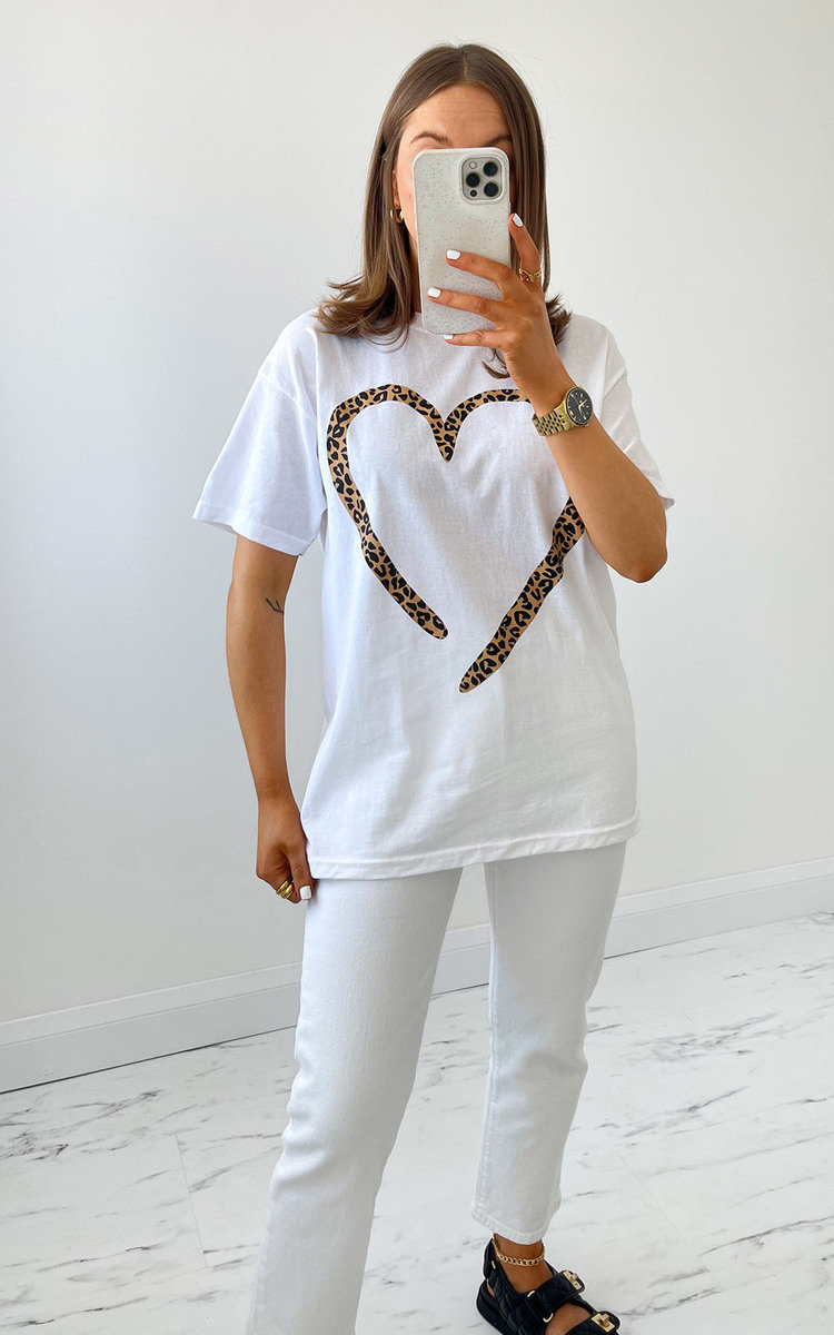 Iggy Leopard Heart T-Shirt Thumbnail Iggy Leopard Heart T-Shirt Thumbnail