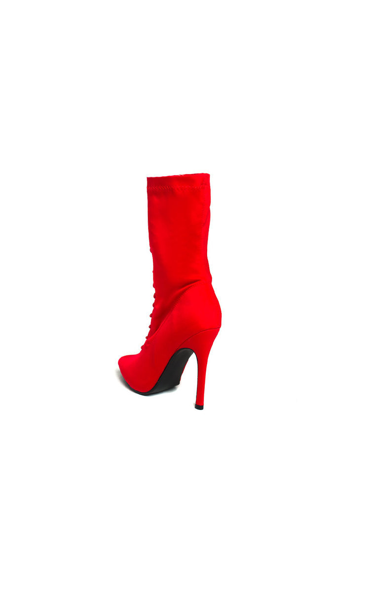 Immie Lace Up Stretch Ankle Boots Thumbnail Immie Lace Up Stretch Ankle Boots Thumbnail
