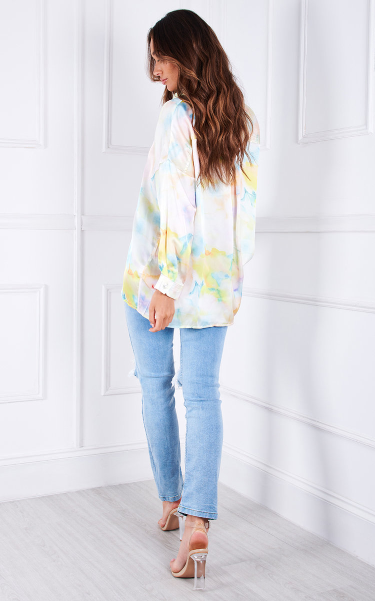 Imogen Printed Button Up Oversized Shirt Thumbnail Imogen Printed Button Up Oversized Shirt Thumbnail