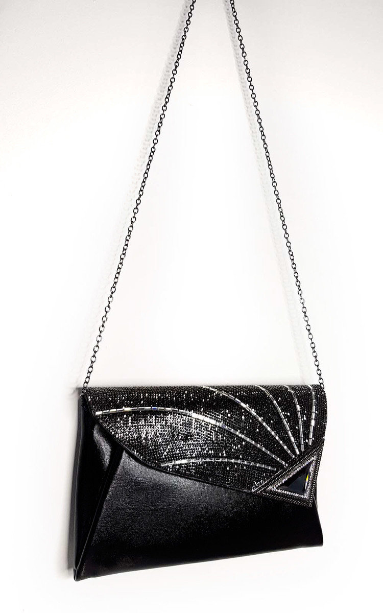 Jade Sequin Embellished Clutch Bag Thumbnail Jade Sequin Embellished Clutch Bag Thumbnail