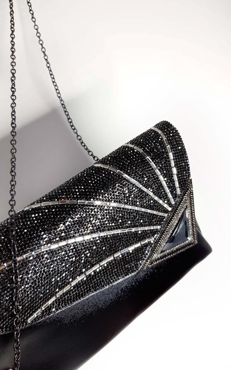 Jade Sequin Embellished Clutch Bag Thumbnail Jade Sequin Embellished Clutch Bag Thumbnail