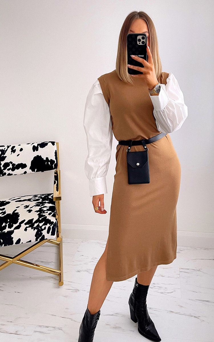 Jane 2 in 1 Shirt and Midi Dress Thumbnail