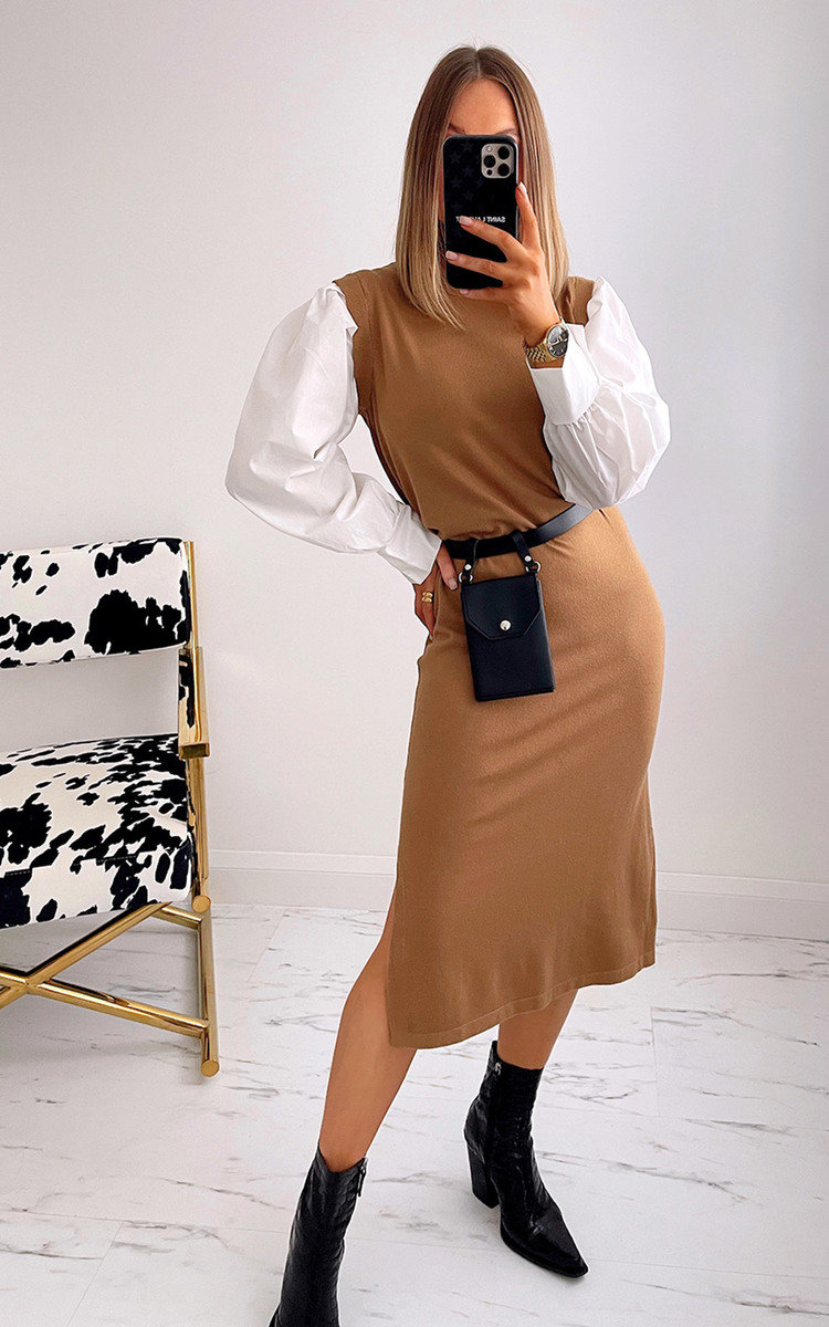 Jane 2 in 1 Shirt and Midi Dress Thumbnail