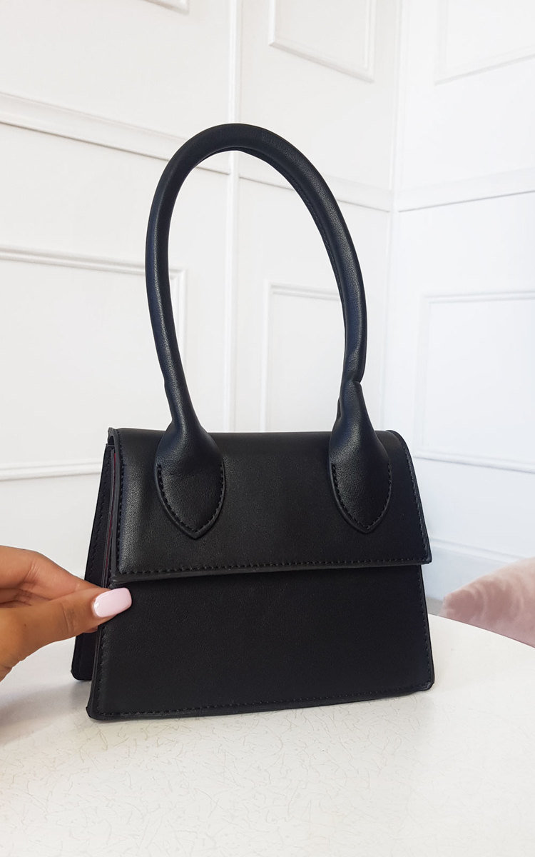 Jaq Faux Leather Handle Mini Bag Thumbnail Jaq Faux Leather Handle Mini Bag Thumbnail