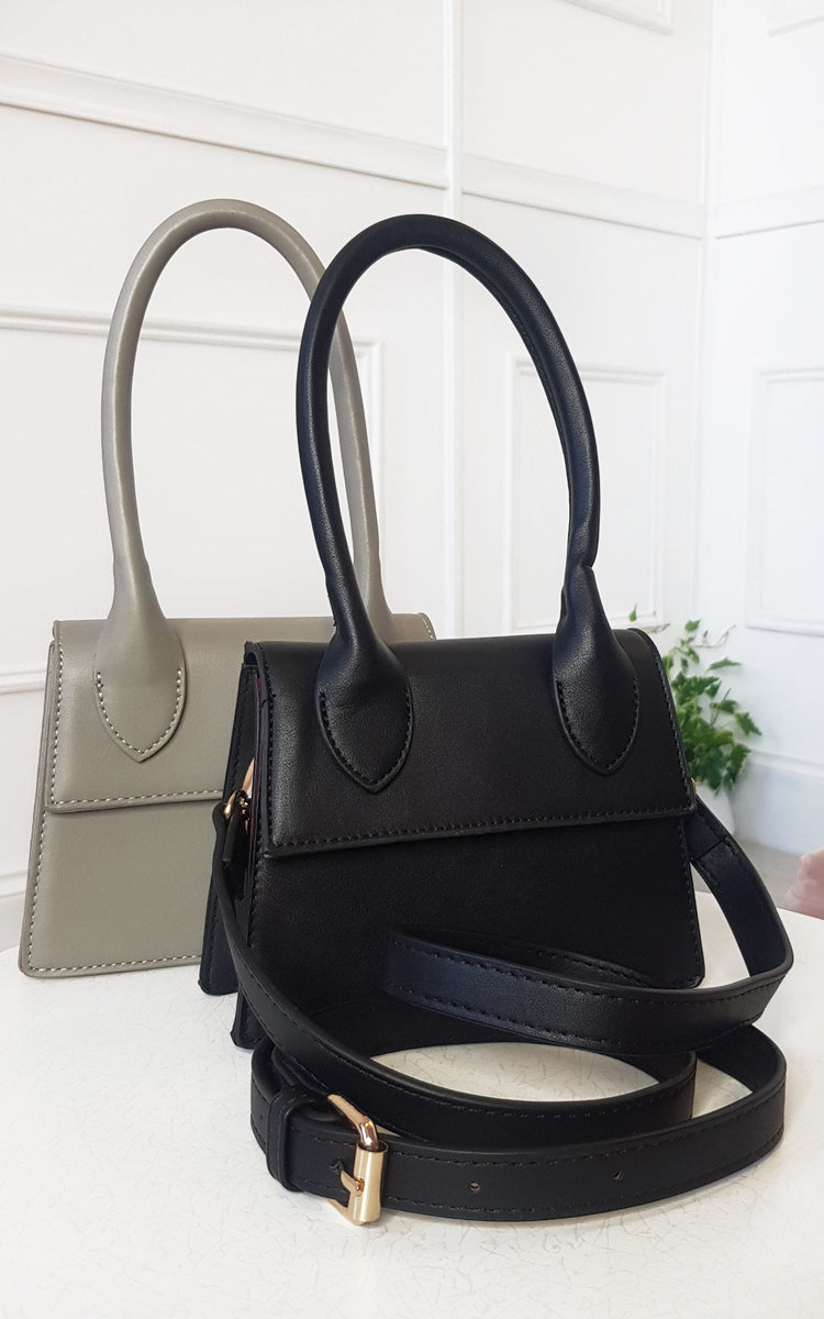 Jaq Faux Leather Handle Mini Bag Thumbnail Jaq Faux Leather Handle Mini Bag Thumbnail