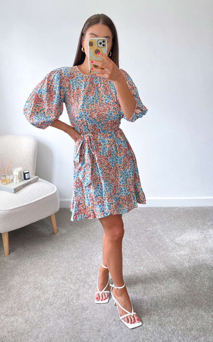 Jasmina Puff Sleeve Dress Thumbnail