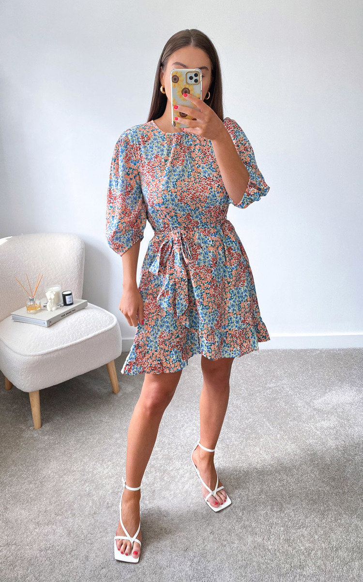 Jasmina Puff Sleeve Dress Thumbnail