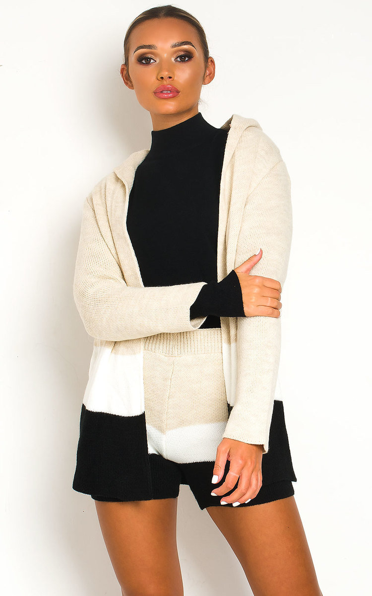 Jaz knitted Jacket and Shorts Co-ord Thumbnail Jaz knitted Jacket and Shorts Co-ord Thumbnail