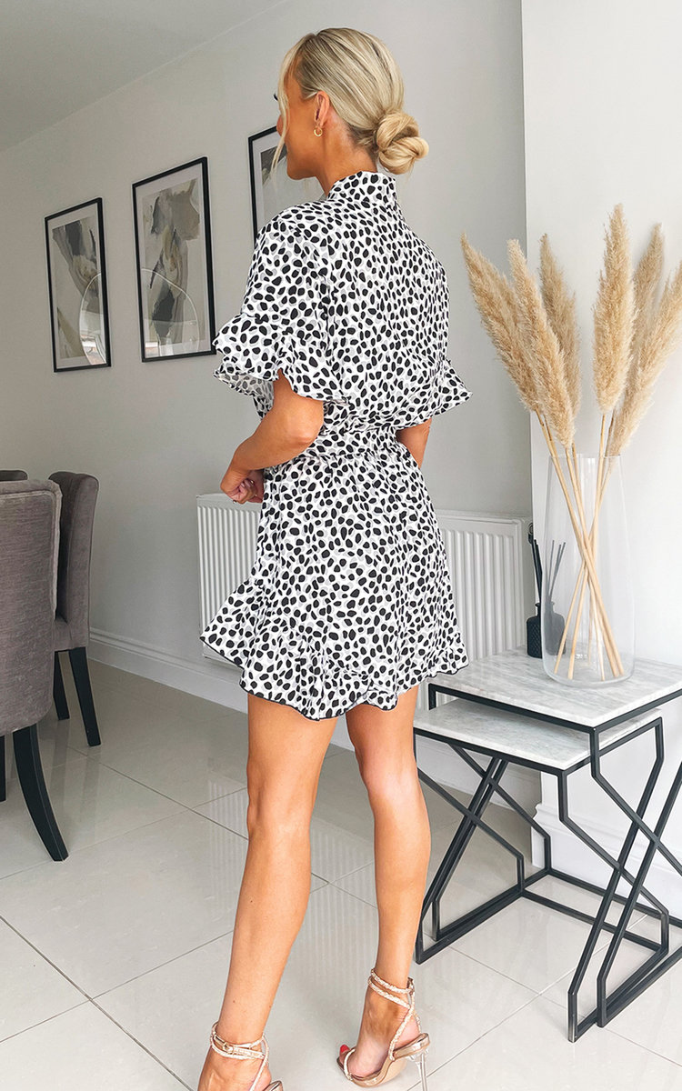 Jemima Printed Ruffle Playsuit Thumbnail Jemima Printed Ruffle Playsuit Thumbnail