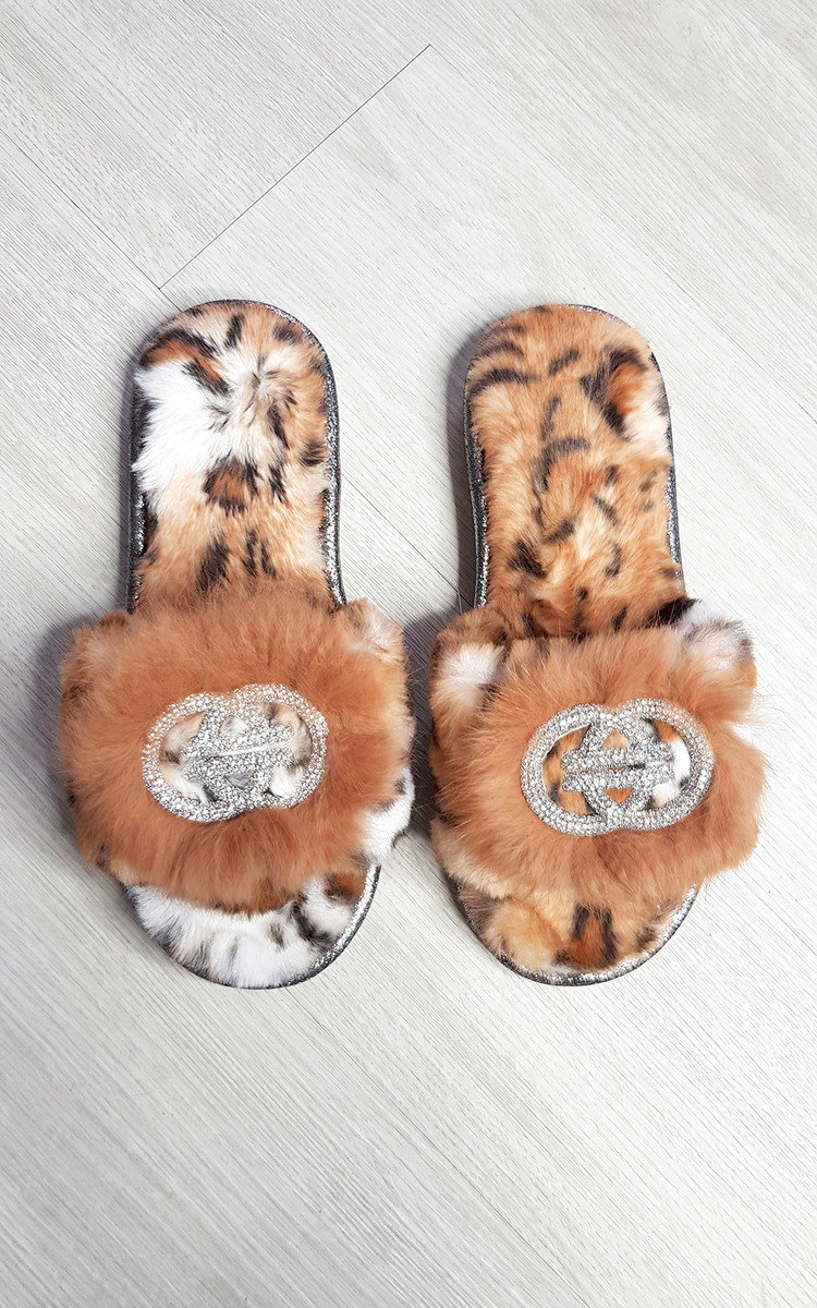 Jen Faux Fur Slippers Thumbnail